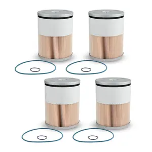 TORQUE 4 PCS FS19915 Engine Fuel Water Filter Replaces A4720921205 A0000903651 P551011 PF9804 33655 L9915F CS11122 P550854 Compatible with ISX15 DD13 DD15 DD16 Detroit Diesel Engine Freightliner 108SD 114SD
