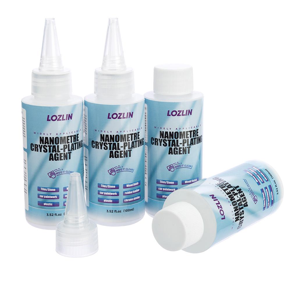 LOZLIN Nano Crystal Plating Agent - Marble & Quartz Stone Polish Fast-Drying, Long-Lasting Gloss & Protection For Kitchen Countertops, Bathroom Surfaces & Natural Stone