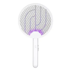 2026 Protect Your Home from Flying Pests Instantly – This 4000V Electric Fly Swatter Doubles as a Mosquito Trap Lamp with USB Rechargeable 1200mAh Battery, Delivering Powerful, Chemical-Free Pest Control for Indoor Spaces