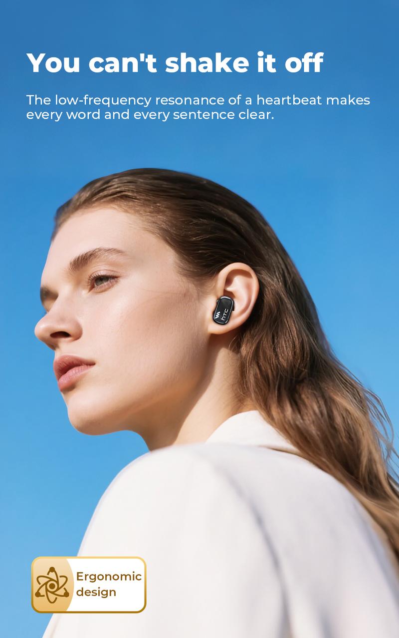 HTC NE16 Wireless Earbuds Bluetooth 6.0 Earphones Waterproof Wireless Earphones, Suitable for Office, Sports, Study and Audio Calls | Built in Microphone In Ear Earbuds, Gaming Bluetooth Headphones