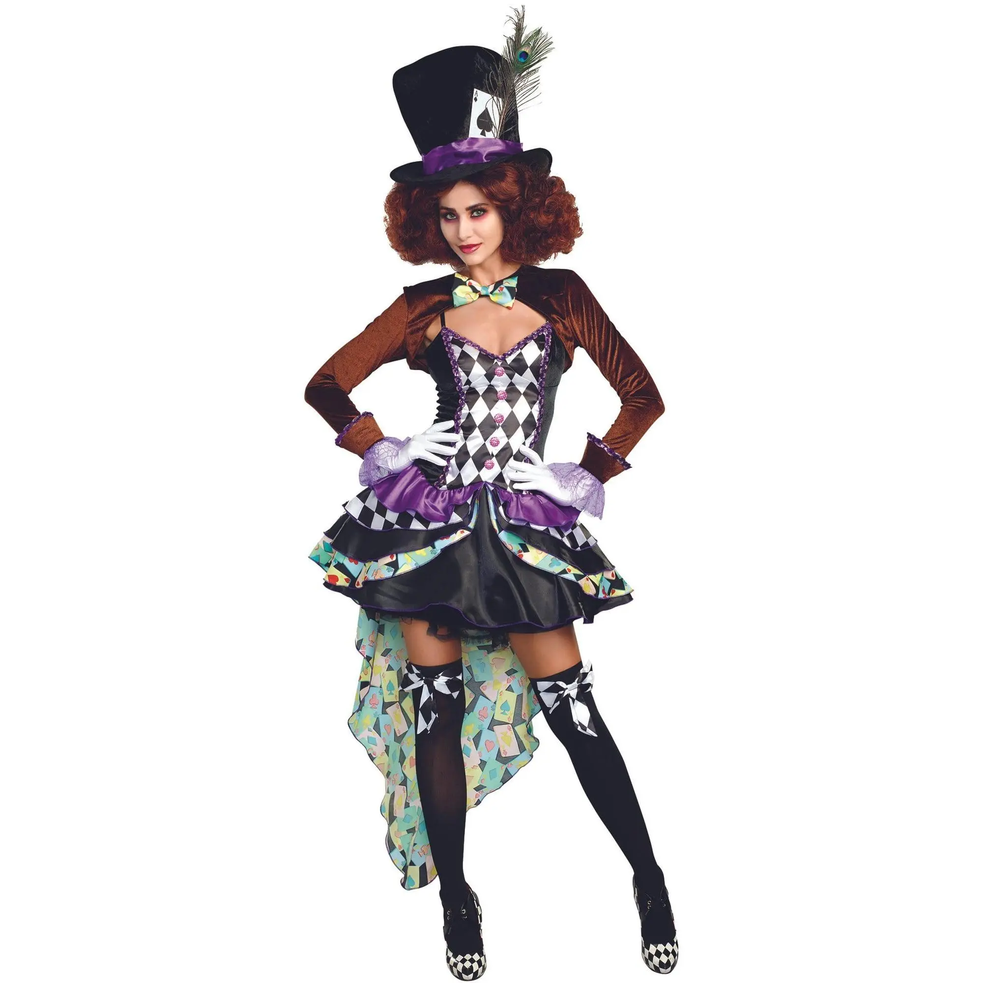 Sexy Whimsical Hatter Madness Storybook Women's Costume
