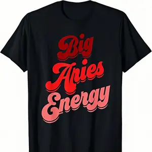 Aries Women Big Aries Energy Zodiac Sign Horoscope Astrology T-Shirt Tshirt Classic