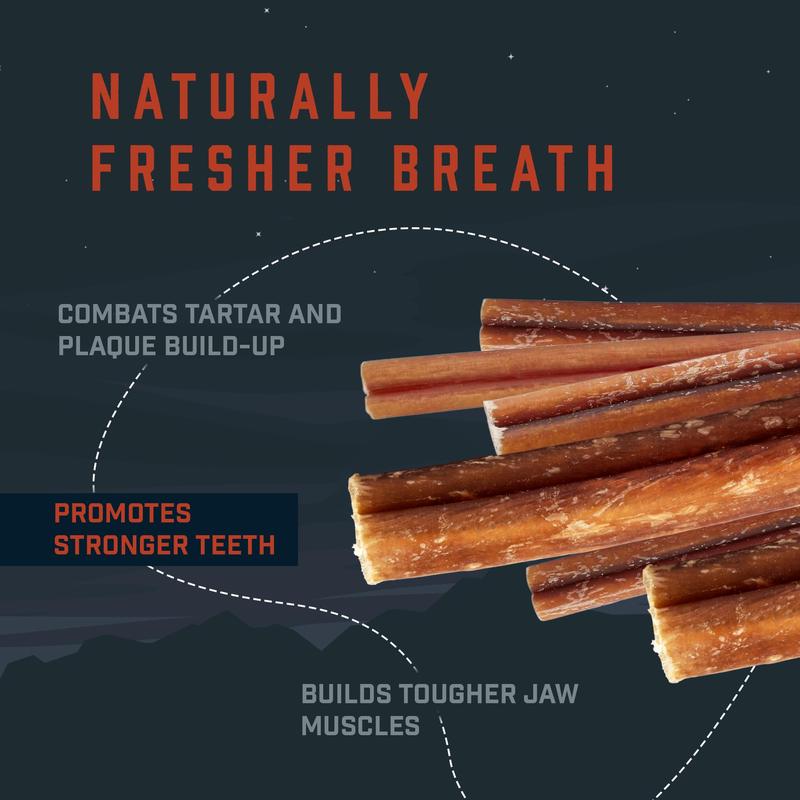 6-inch Bully Stick Bucket (1.5lbs.) Healthy, All-Natural, Long-Lasting Dog Chew Bones - Low Odor - Mixed Thickness - Lab-Tested, Hand-Inspected and Packed with Love in The USA