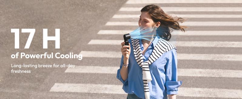 Aecooly 3-in-1 Portable Handheld Fan,220° Flexible Angle Adjustment Powerful Turbo Mini Fan, 15000 RPM High Speed AirGimbal, 17H Max Cooling Time, 5 Speeds, Ultra Pocket Rechargeable Personal Small Travel GIfts for Women