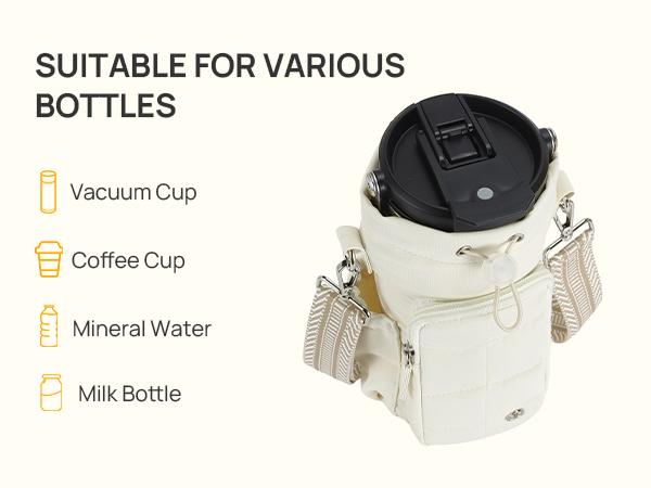 Telena  Valentine's Day gift RFID Water Bottle Holder with Strap 40 oz Crossbody Water Bottle Bags for Women Men Walking, Running #TikTokShopBlackFriday