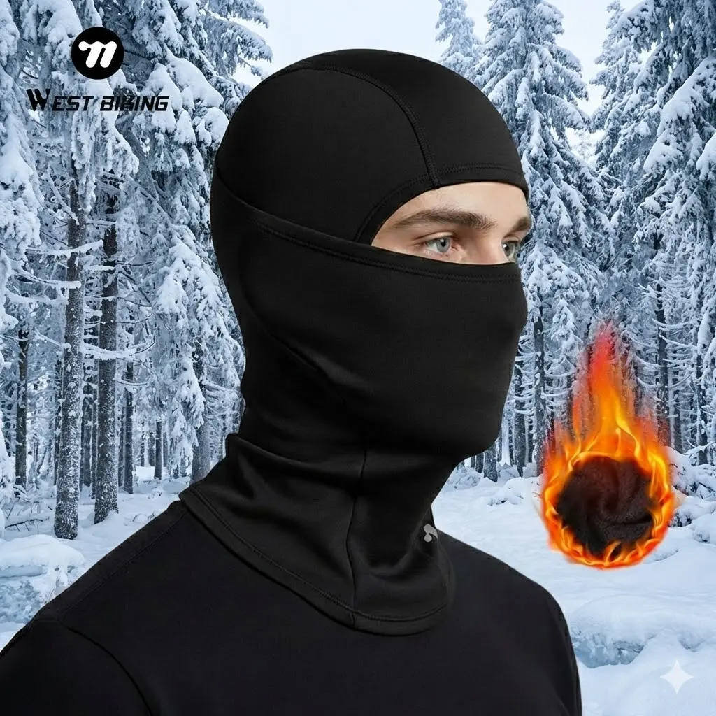 West Biking Balaclava Winter Ski Mask Unisex Windproof and Thermal Mask for Cold Weather Thermal Sports