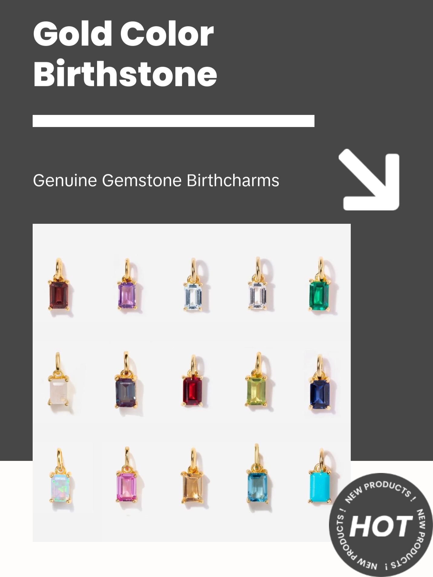 Birthstone Charms