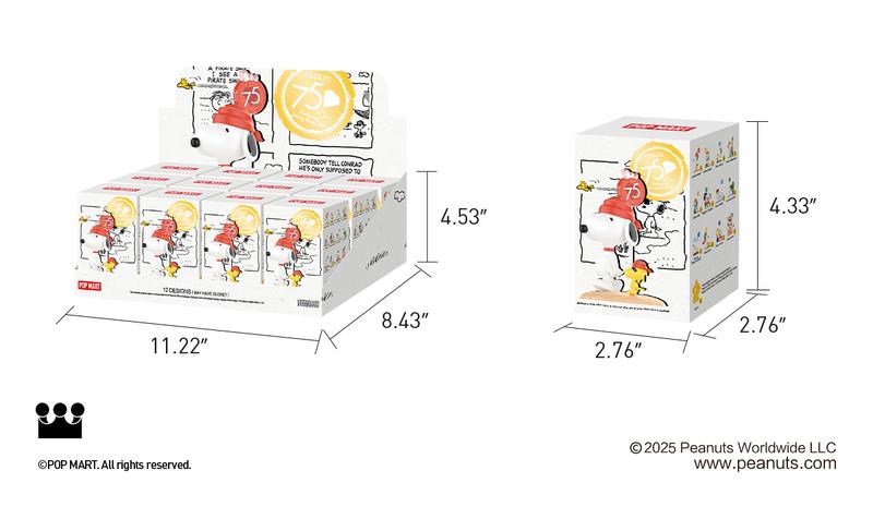 POP MART Peanuts 75th Anniversary | Snoopy Comic Life Series Figures