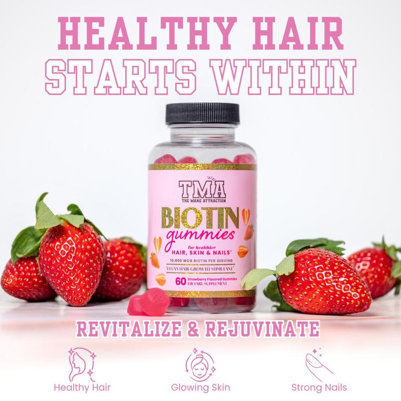 Biotin Hair Growth, Skin & Nail Gummies- 60ct