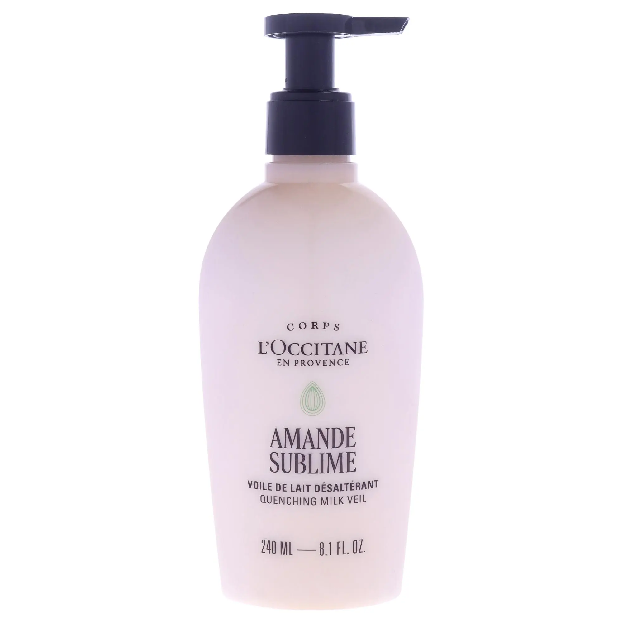 LOccitane Almond Sublime Smooth Moisturizing Daily Body Lotion, Unisex Body Care Product - 8.1 fl oz
