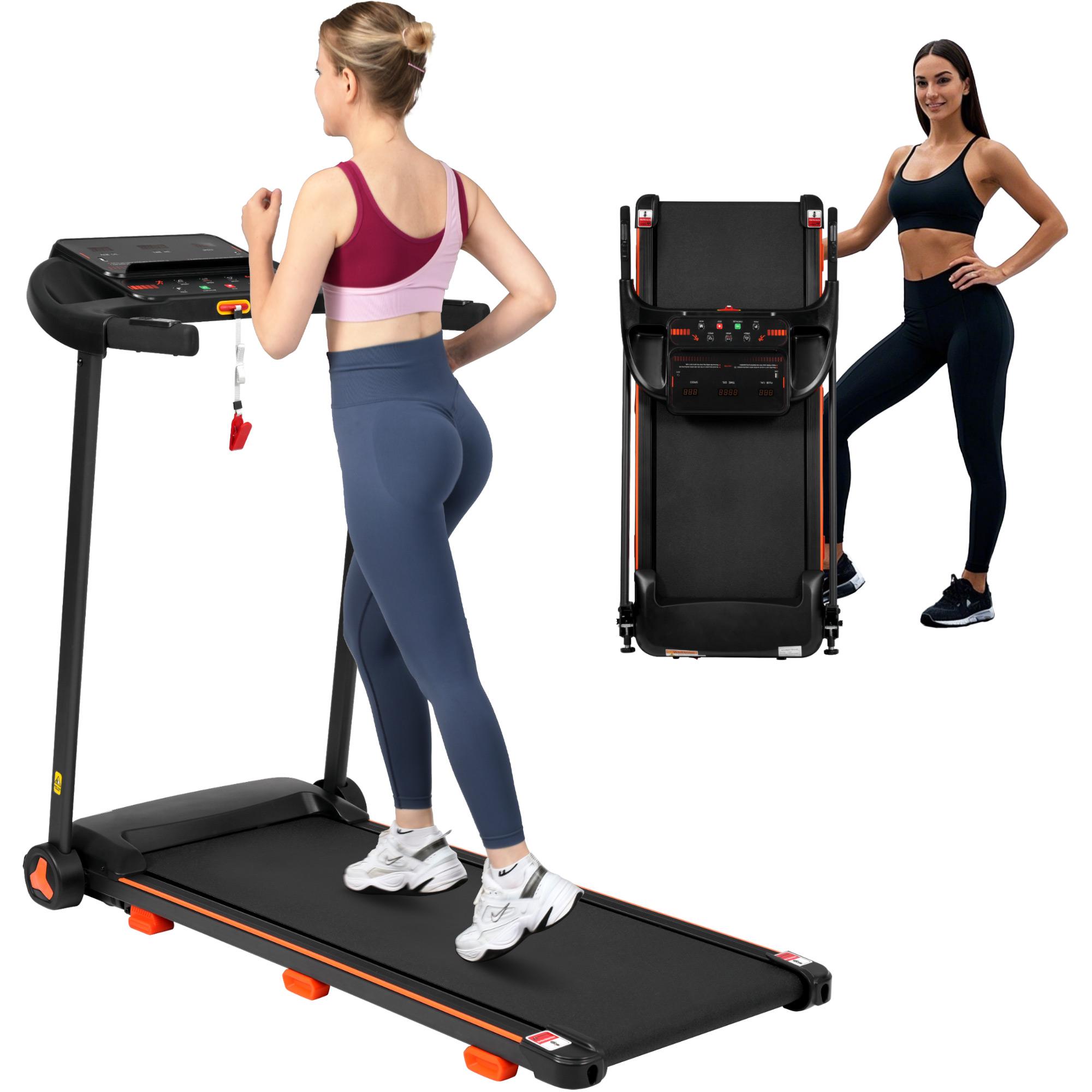 [New arrival]treadmills [300LBS Weight Capacity] (0.5–7.5 mph / 0.8–12 km/h) cater to all fitness levels with Wide-Speed Range Treadmills! fixed a beginner or a seasoned runne