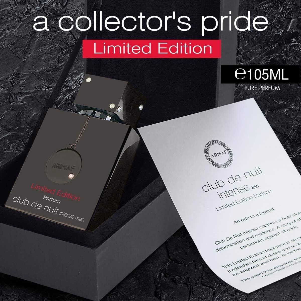 ARMAF Club De Nuit Intense Men Limited Edition Perfume, 3.6 Oz / 105 mL Vanilla Musk Scent Scented Aroma