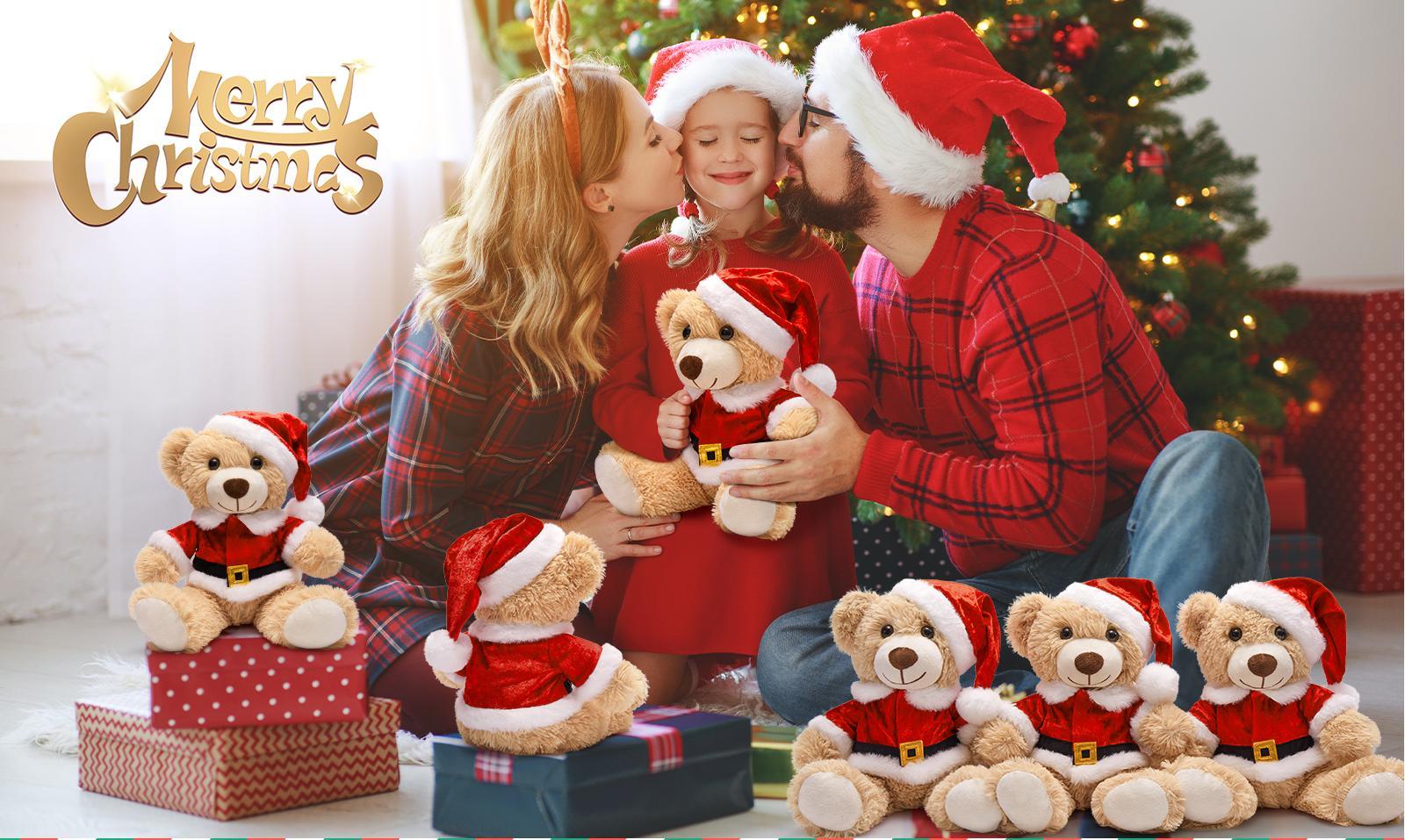 MaoGoLan Bulk Teddy Bear Baby Shower, 10 Packs Small Teddy Bear Stuffed Animals in Bulk,13.5" Small Stuffed Bears Plush for Wedding,Birthday,Christmas, Party Decorations, Valentine's Day  #BlackFriday #Christmas