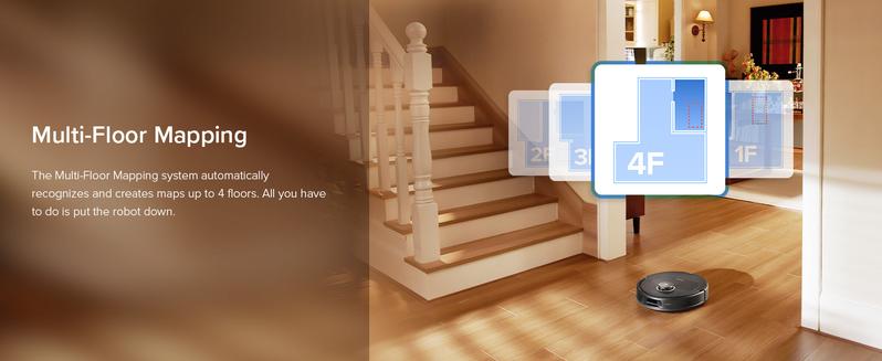 Roborock Qrevo series Robot Vacuum and Mop, 12,000Pa (Qrevo S5V), Mop Washing & Self-Cleaning, FlexiArm Edge Mopping, Warm Air Drying, Self-Emptying, Black #NewYearNewMe #ces