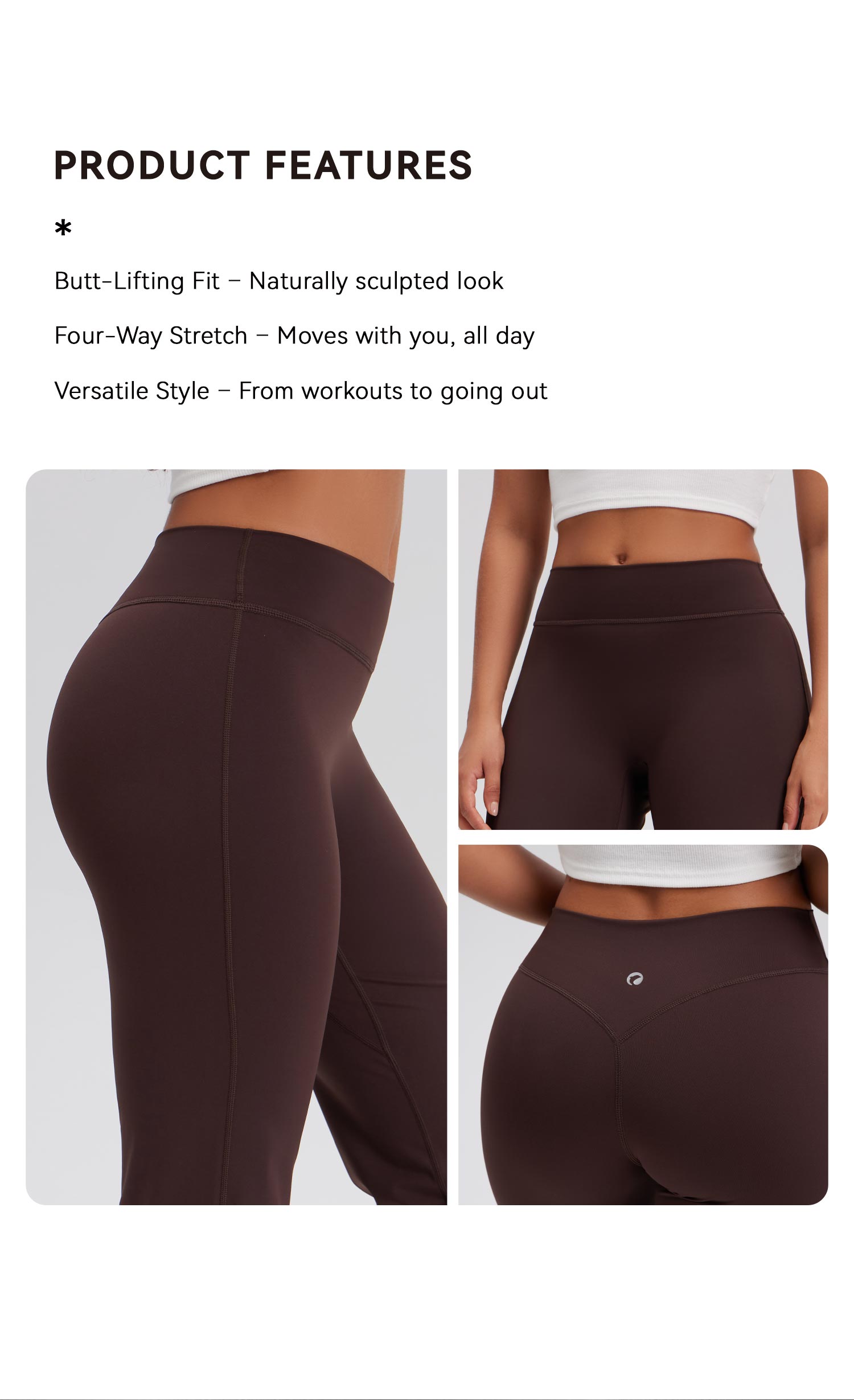 OQQ Women's Casual Pants - High-waisted Loose-Fitting Casual Pants - Comfortable and Elastic Loose Pants with Stretchy Material - Straight Leg Hem