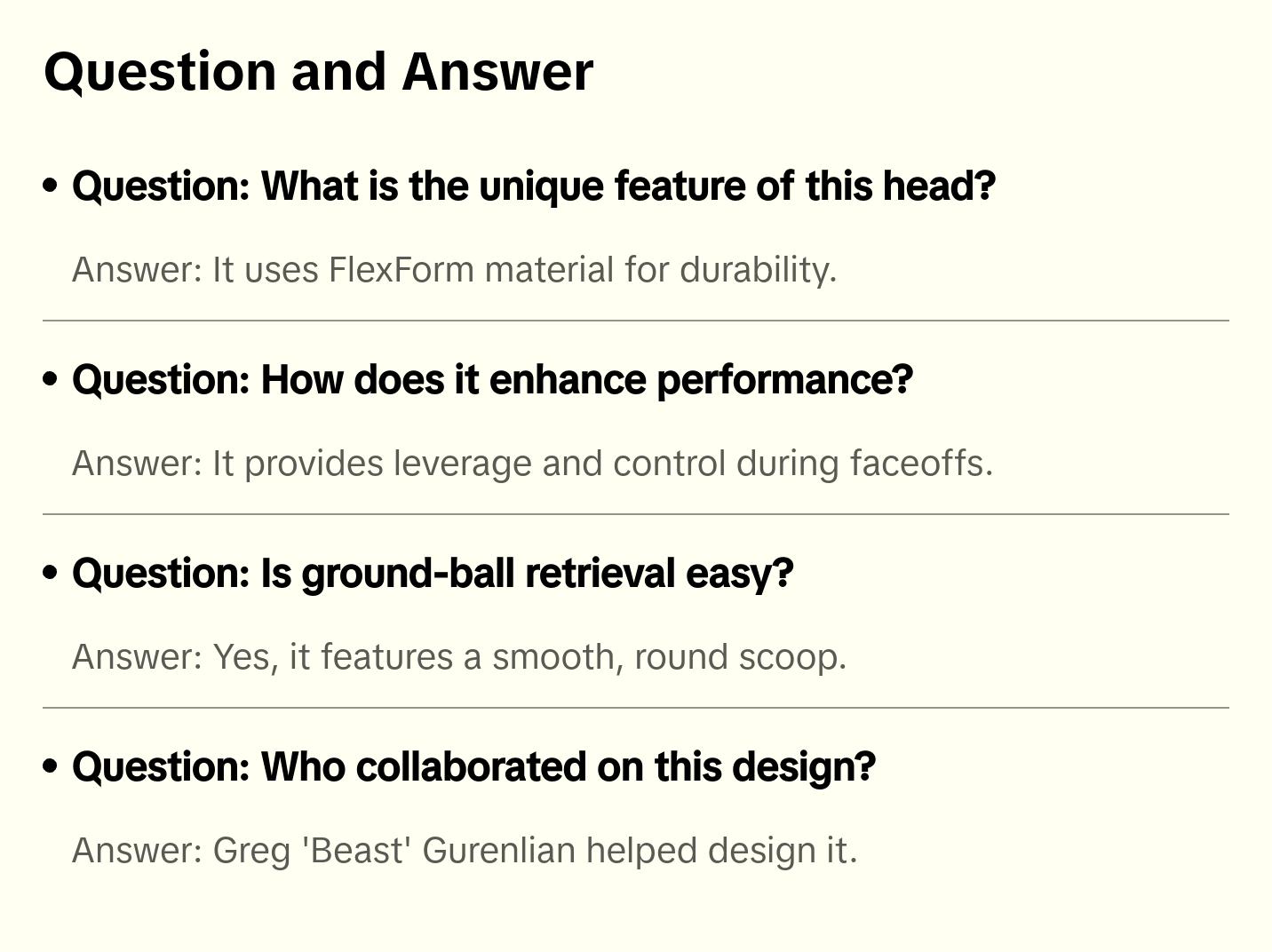 ECD Weapon X Faceoff Lacrosse Head Unstrung