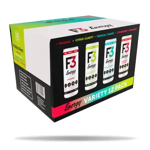 F3 Energy Variety - 12 Pack Functional Beverages
