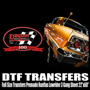 Ranflas Lowrider 3 Gangsheet | DTF Heat Transfers