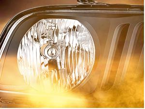 Nilight Headlight Assembly Compatible with 2005 2006 2007 2008 2009 Ford Mustang Headlamps Replacement Black Housing Clear Reflector Upgraded clear Lens Driver and Passenger Side