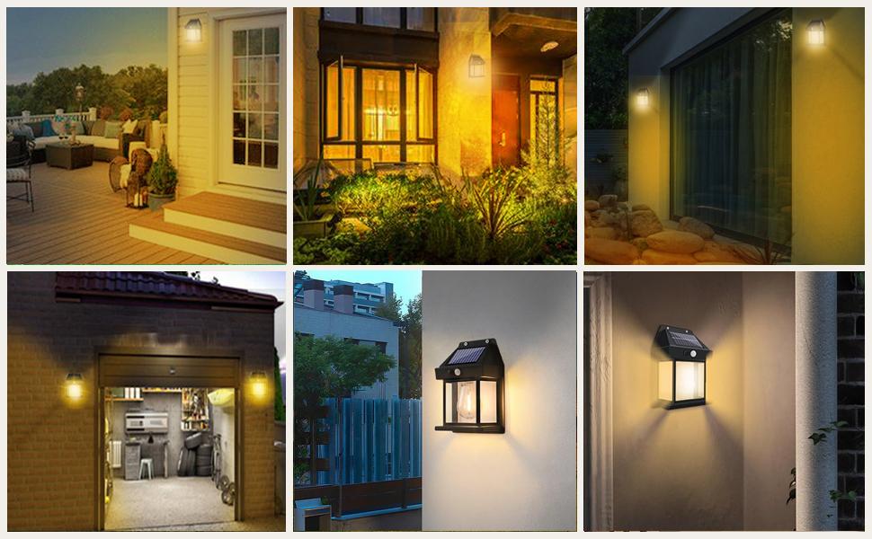 Solar Lights Outdoor, Dusk to Dawn Solar Wall Sconce Motion Sensor, 3 Lighting Modes Waterproof Solar Security Wall Lantern Light Fixtures for Garden Yard Patio Fence Outside Decorative tube Solar Lights Outdoor, Dusk to Dawn Solar Wall Sconce Motion Sensor, 3 Lighting Modes Waterproof Solar Security Wall Lantern Light Fixtures for Garden Yard Patio Fence Outside Decorative tube