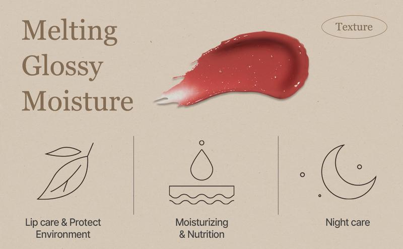 [mixsoon Official Shop] Vegan Melting Lip Balm (Dry Rose) 0.14 oz / 4.1g - Nourishing Lip Balm Stick for Dry Cracked Lips, Korean Skin Care