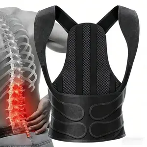 2.0 Waist trainer correct bad posture help andhunchback unisex posture enhancer backsupport posture correction shoulder beltcorrection vest for home office outdoor Healthcare Brace For children with hunchbacks