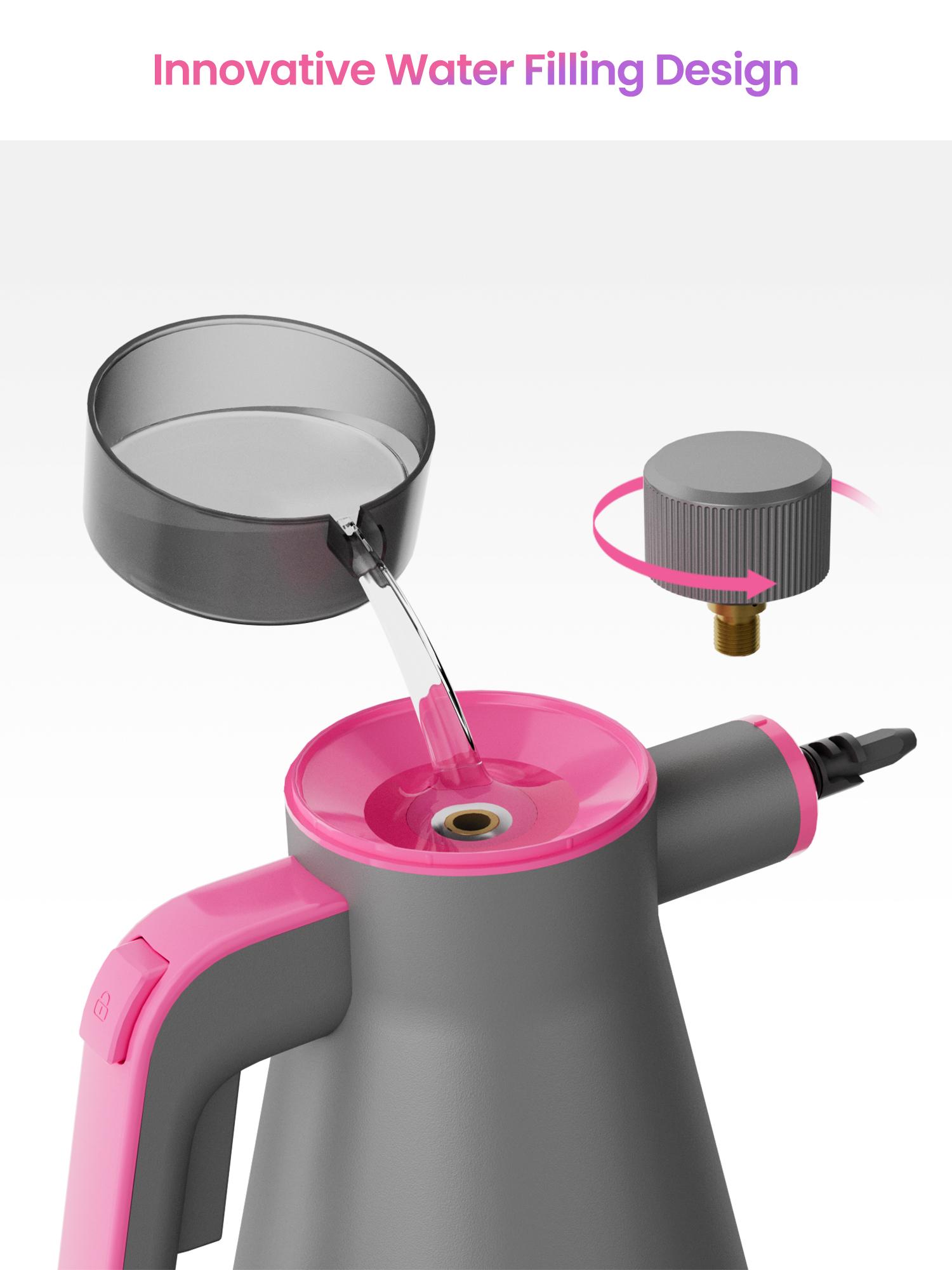 Schenley Handheld High-Pressure Steam Cleaner, Portable Steam Cleaner with Multi-Surface Kits Included, Multi-Purpose Steam Cleaner for Cleaning Upholstery, Grout, Tile and Car