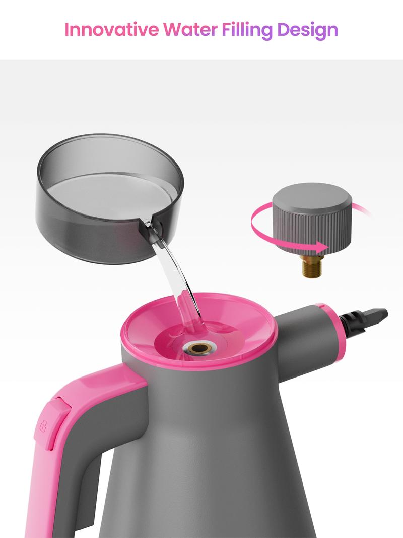 Schenley Handheld High-Pressure Steam Cleaner, Portable Steam Cleaner with Multi-Surface Kits Included, Multi-Purpose Steam Cleaner for Cleaning Upholstery, Grout, Tile and Car