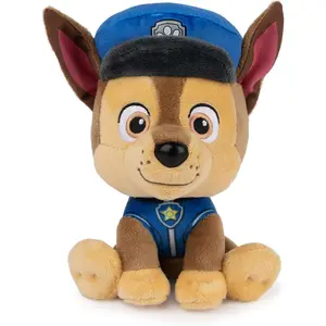 Official PAW Patrol Chase in Signature Police Officer Uniform Plush Toy, Stuffed Animal for Ages 1 and Up, 6" (Styles May Vary)