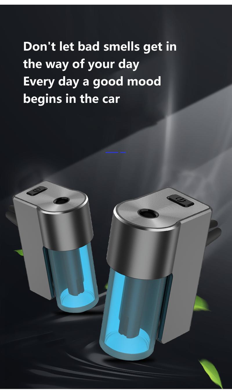 Gofushion Car Air Fresheners M82 Diffuser 3/6/8 Pack 10ml Natural French Perfume Long Lasting 60 Days Portable Waterless Aromatherapy Diffuser with Three Adjustable Modes