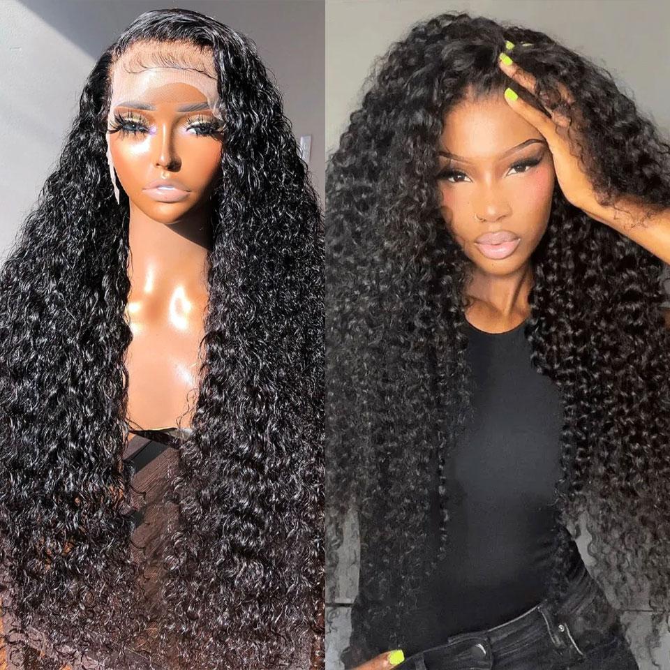 Bling Hair 36 38 Inch Water Wave 13X4 Transparent Lace Front Wigs Water Wave 13X6 Frontal Wig Hd Lace Human Hair 180 Density Wigs Natural Hairline For Black Women Bling Hair 36 38 Inch Water Wave 13X4 Transparent Lace Front Wigs Water Wave 13X6 Frontal Wig Hd Lace Human Hair 180 Density Wigs Natural Hairline For Black Women