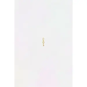 Gold-Plated Heart Key Charm – 14K Finish, Pendant with Lobster Clasp — Small