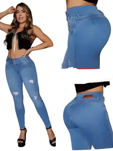 Colombian Jeans BonBonup 8614 butt lifter high waist tummy control push up effect skinny