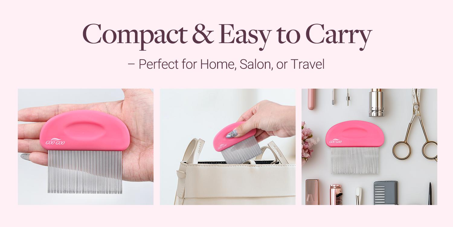 GOO GOO Hair Extension Removal Comb, Professional Tape-In Adhesive Remover Tool, Glue Residue Cleaning Comb for Tape Extensions#SpringStatements