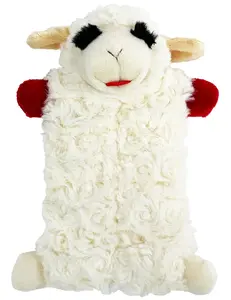 Lamb Chop Squeaker Mat Plush Dog Toy