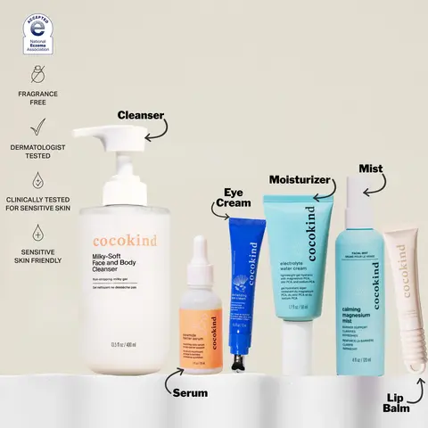 [cocokind] Best Sellers Bundle | 6-Piece Routine Skincare Set | Hydrating & Calming & Skin Barrier Support