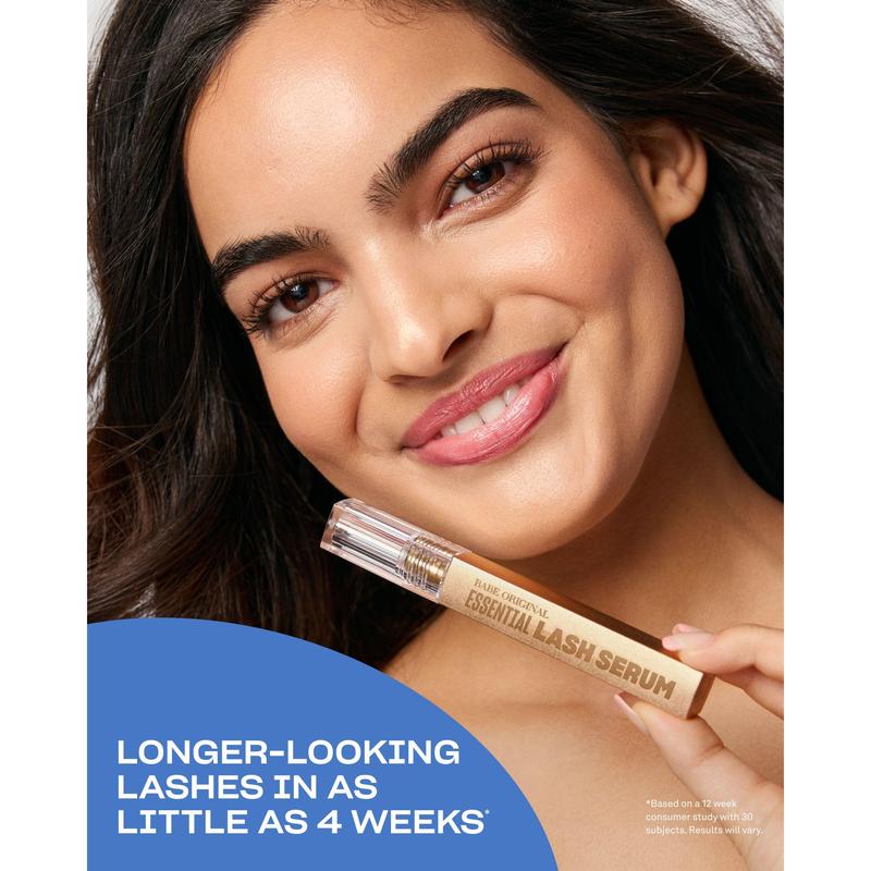 Essential Lash Serum, Babe Lash Eyelash Serum, Longer Looking Eyelashes, Advanced Lash Enhancing Treatment with Biotin & Amino Acids for Natural Lashes & Lash Extensions, Easy Application, Vegan & Cruelty-Free