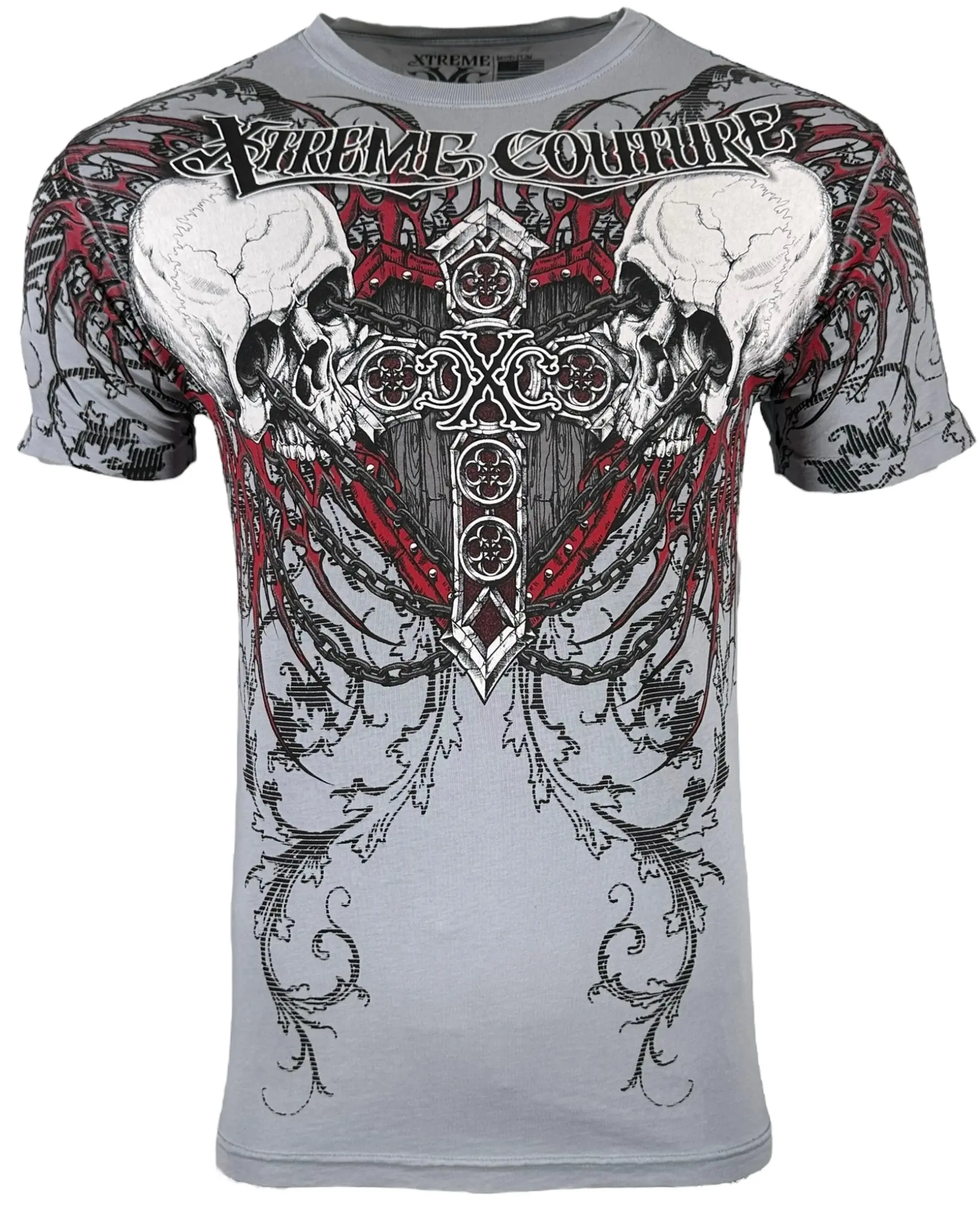 Xtreme Couture by Affliction Men's Print Short-Sleeve Casual Round Neck T-Shirt - Menswear Tops, Repent