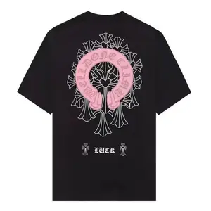 Stylish Short Sleeve Unisex T Shirt Featuring Horseshoe Design Perfect for Casual Streetwear and Summer Fashion
