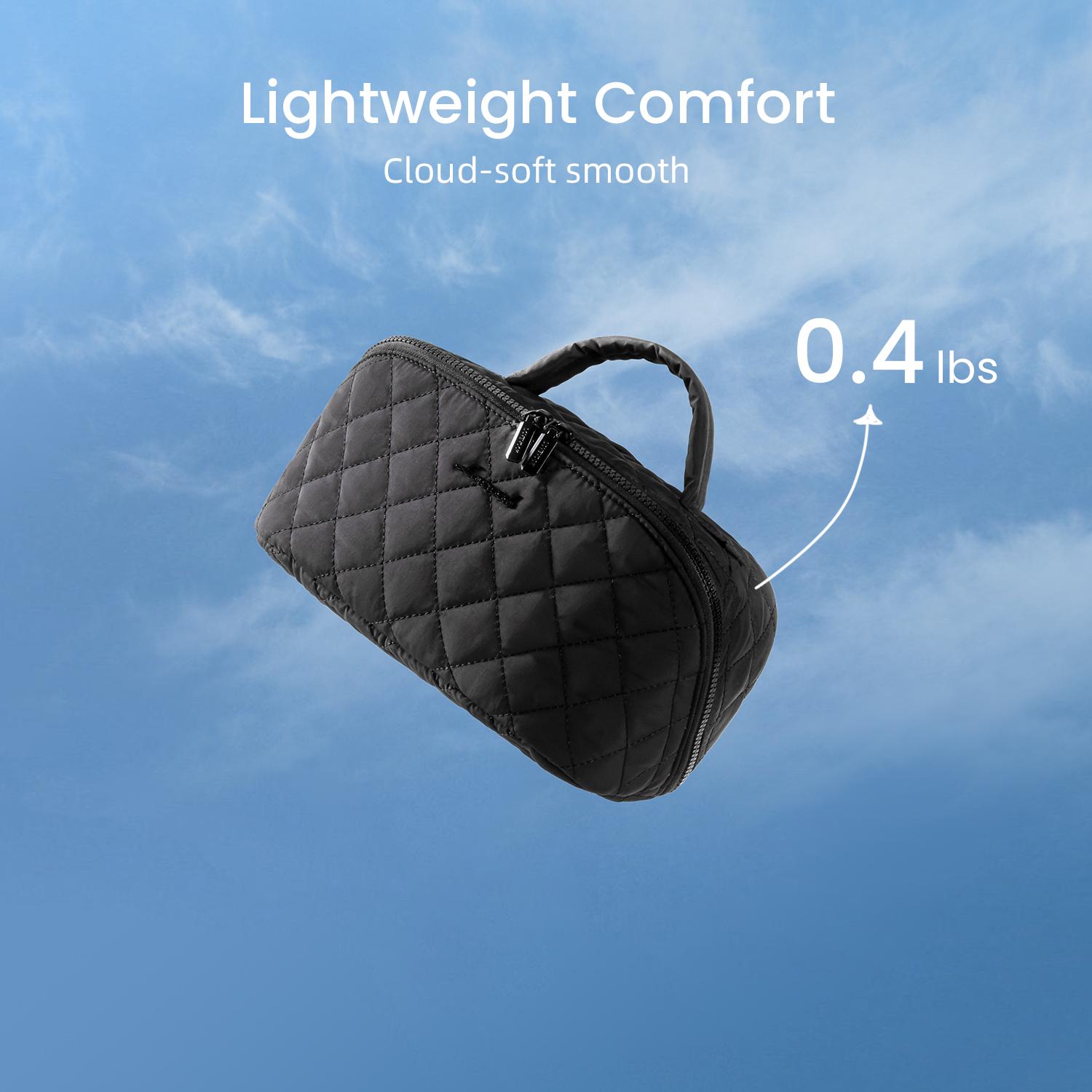 LOVEVOOK Travel Makeup Bag for Women,180° Lay-Flat Puffer Quilted Cosmetic Organizer,Portable Waterproof Toiletry Bag for Woman,Slanted Opening Make Up Bag for Everyday Use,TikTokShopStockUp LOVEVOOK Travel Makeup Bag for Women,180° Lay-Flat Puffer Quilted Cosmetic Organizer,Portable Waterproof Toiletry Bag for Woman,Slanted Opening Make Up Bag for Everyday Use,TikTokShopStockUp