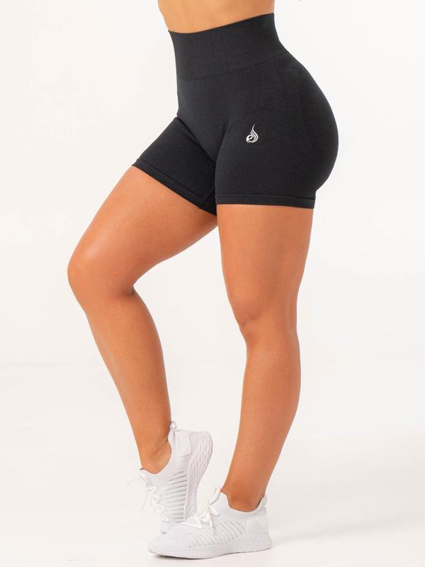 RYDERWEAR Contour Seamless Shorts – Butt Lift Scrunch Sculpting, Tummy Control, Soft Stretch Gym Running Yoga Activewear