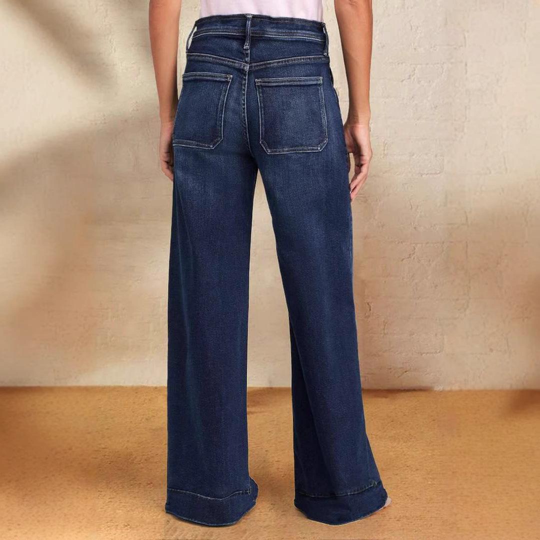 Women's 2025 Spring New Adjustable Drawstring Elastic Straight Leg ...