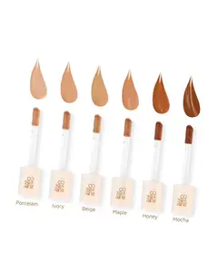 [RUBY VIBE CO] Filter Code Liquid Concealer - Professional-Grade Formula for Smooth Even Finish & Buildable Coverage - Available in Porcelain, Ivory, Beige, Honey, Maple, Mocha