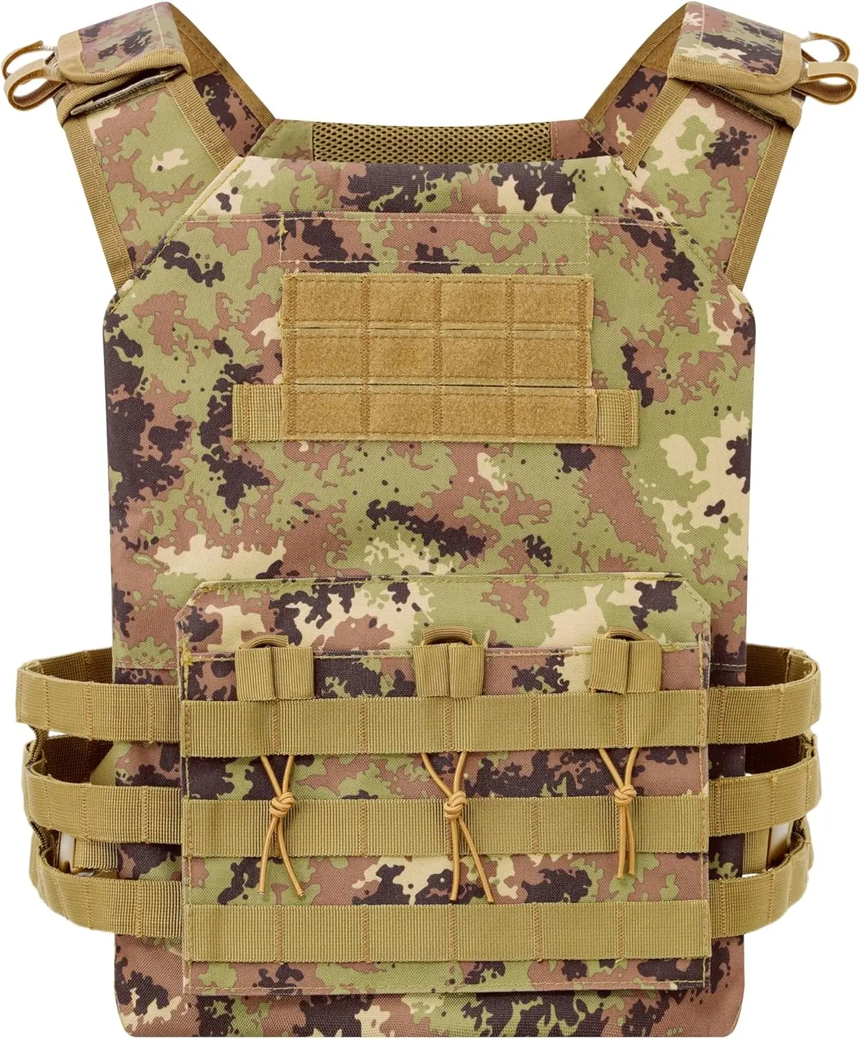 Tactical Outdoors Vest,Fully Adjustable Breathable,Lightweight Modular Paintball Police Airsoft Vest