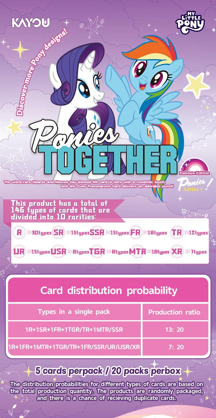 [SEALED]KAYOU My Little Pony Friendship Eternal Cards - Rainbow Edition English Series 1 - Display Box