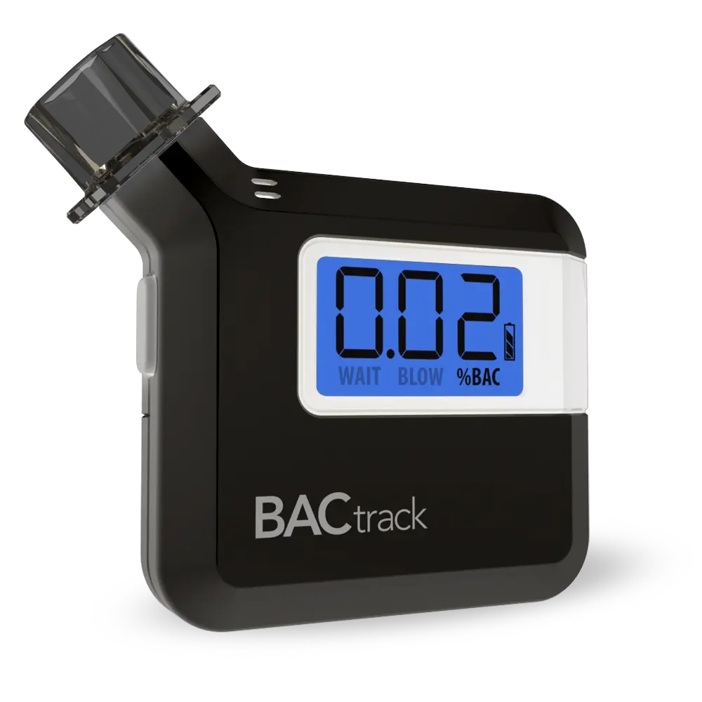 BACtrack T40 Quick Test Breathalyzer - Ultra-Portable Handheld BAC Detector with Alkaline Batteries & Mouthpiece for Personal Health Monitoring, Ideal for Friends’ Safety Checks