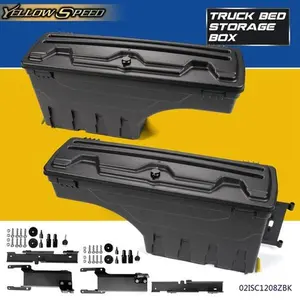 Rear Truck Bed Storage Box Toolbox Left & Right Fit For Ford 15-20 F150 F-150