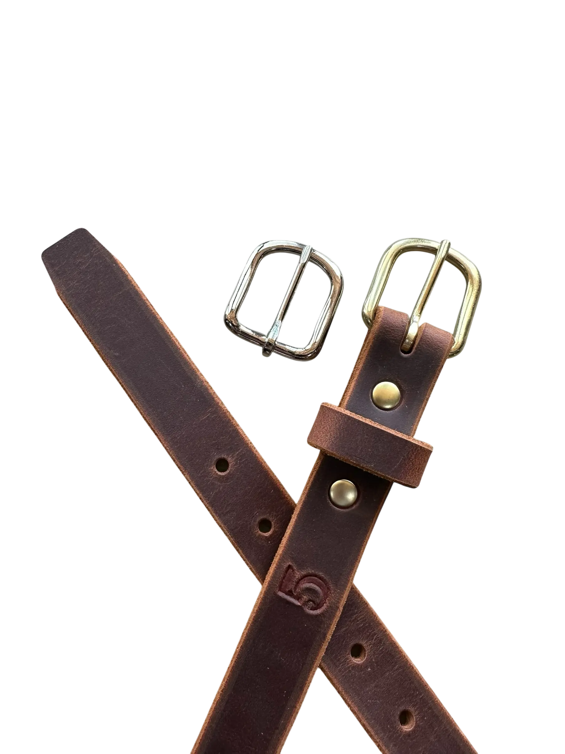 Prairie Breeze Belt  / Distressed Buff Brown / Stiffness: Medium Soft / Width: 1''