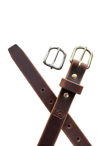 Prairie Breeze Belt  / Distressed Buff Brown / Stiffness: Medium Soft / Width: 1''