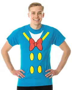 Disney Donald Duck Shirt Men's I Am Donald Costume Classic Cartoon Adult Licensed T-Shirt